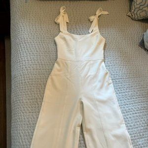 Likely Ivory Wide Leg Jumpsuit Size 2